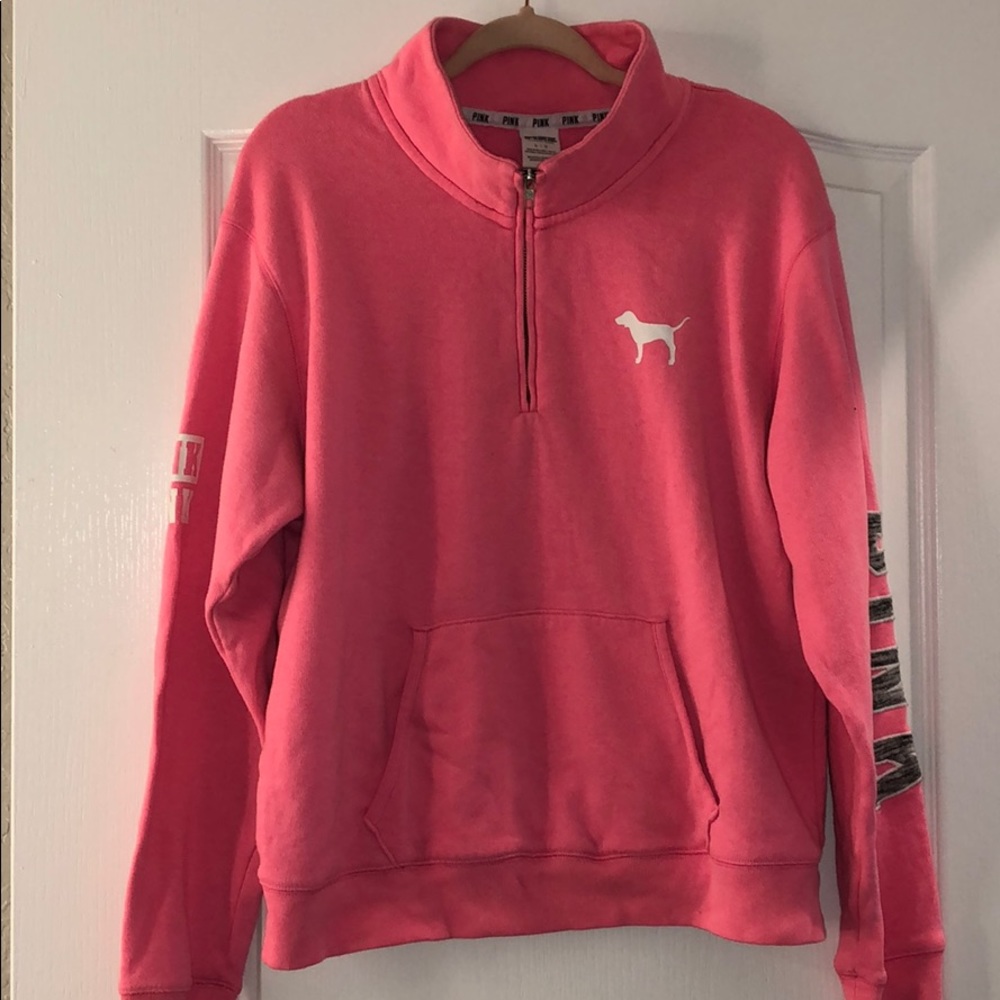 Pink zip hoodie